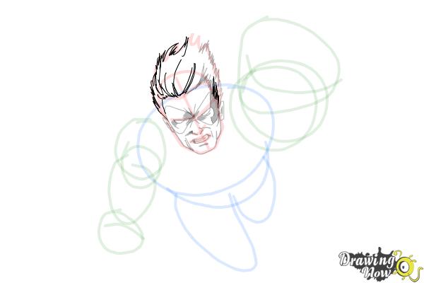How to Draw Comic Characters - Step 11 How to Draw Comic Characters - Step 11