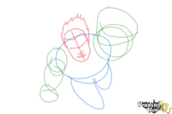 How to Draw Comic Characters - Step 7 How to Draw Comic Characters - Step 7