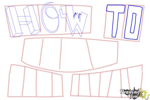 How to Draw Cool Letters - Step 8 How to Draw Cool Letters - Step 8