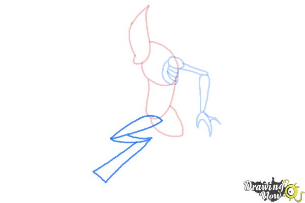 How to Draw Crashhopper from Ben 10 Omniverse - Step 5 How to Draw Crashhopper from Ben 10 Omniverse - Step 5