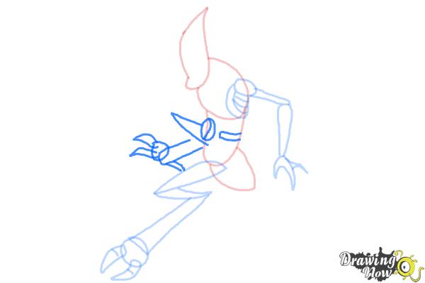 How to Draw Crashhopper from Ben 10 Omniverse - Step 7 How to Draw Crashhopper from Ben 10 Omniverse - Step 7