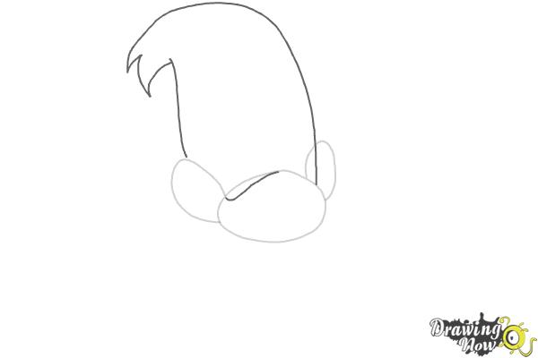 How to Draw Creek from Trolls - Step 3 How to Draw Creek from Trolls - Step 3