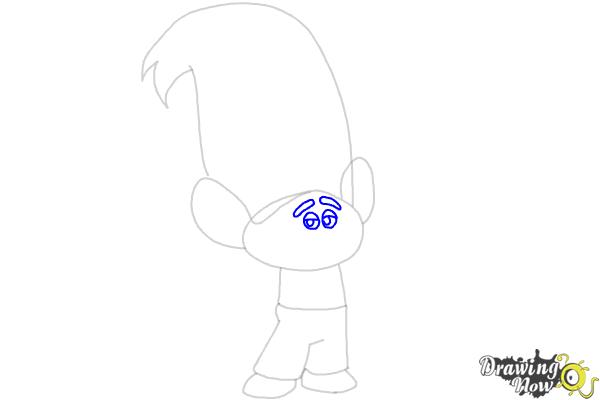 How to Draw Creek from Trolls - Step 8 How to Draw Creek from Trolls - Step 8