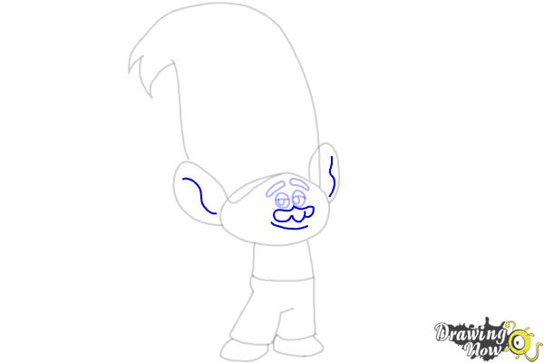 How to Draw Creek from Trolls - Step 9 How to Draw Creek from Trolls - Step 9