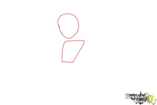 How to Draw Cure Lovely, Aino Megumi from Happiness Charge Precure - Step 1 How to Draw Cure Lovely, Aino Megumi from Happiness Charge Precure - Step 1