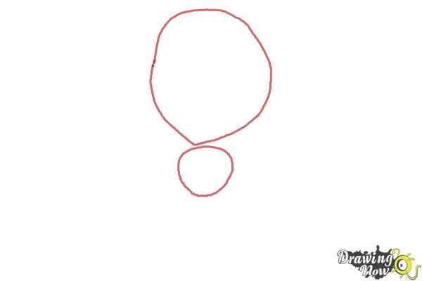 How to Draw Cure Sunshine, Myoudouin Itsuki from Pretty Cure - Step 1 How to Draw Cure Sunshine, Myoudouin Itsuki from Pretty Cure - Step 1