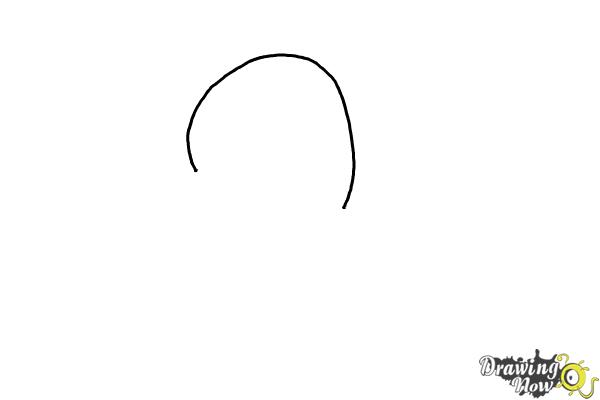 How to Draw Cute Anime Dog - Step 1 How to Draw Cute Anime Dog - Step 1