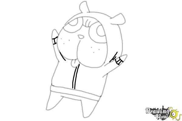 How to Draw Cute Anime Dog - Step 10 How to Draw Cute Anime Dog - Step 10
