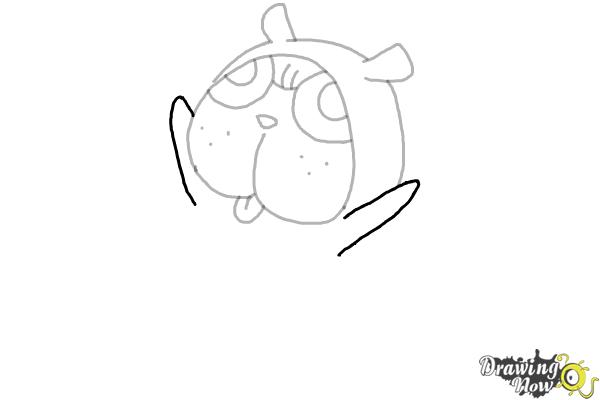How to Draw Cute Anime Dog - Step 7 How to Draw Cute Anime Dog - Step 7