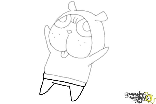 How to Draw Cute Anime Dog - Step 9 How to Draw Cute Anime Dog - Step 9