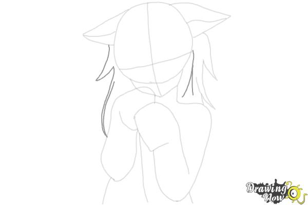 How to Draw Cute Anime Girl - Step 10 How to Draw Cute Anime Girl - Step 10