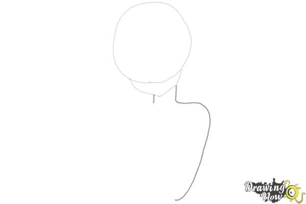 How to Draw Cute Anime Girl - Step 2 How to Draw Cute Anime Girl - Step 2