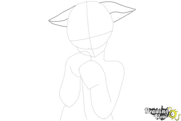 How to Draw Cute Anime Girl - Step 8 How to Draw Cute Anime Girl - Step 8
