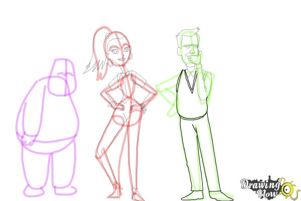 How to Draw Cute Cartoon People - Step 22 How to Draw Cute Cartoon People - Step 22