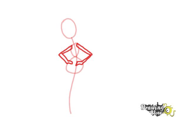 How to Draw Cute Cartoon People - Step 3 How to Draw Cute Cartoon People - Step 3