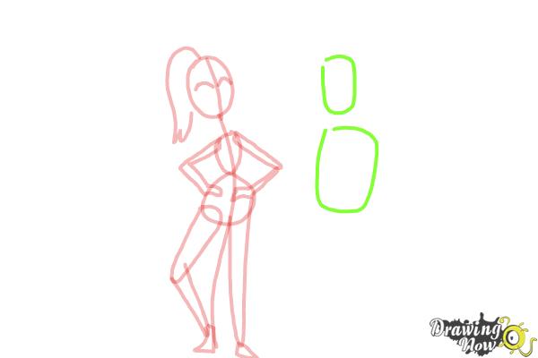 How to Draw Cute Cartoon People - Step 7 How to Draw Cute Cartoon People - Step 7