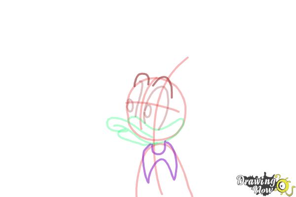 How to Draw Dagobert Duck, Scrooge Mcduck - Step 6