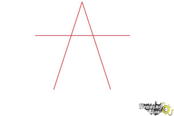 How to Draw Dallas Cowboys Logo, Nfl Team Logo - Step 1 How to Draw Dallas Cowboys Logo, Nfl Team Logo - Step 1