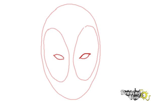 How to Draw Deadpool Easy - Step 3 How to Draw Deadpool Easy - Step 3