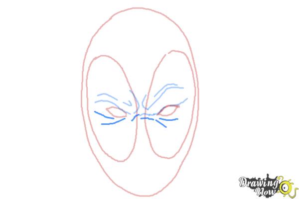 How to Draw Deadpool Easy - Step 6 How to Draw Deadpool Easy - Step 6