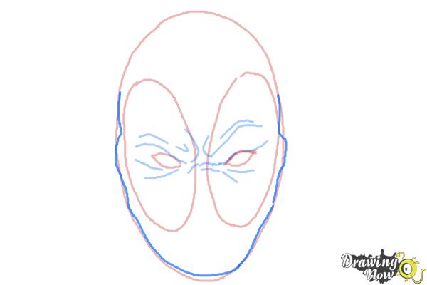 How to Draw Deadpool Easy - Step 7 How to Draw Deadpool Easy - Step 7