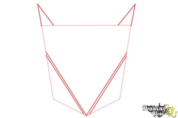 How to Draw Decepticon Logo from Transformers - Step 2 How to Draw Decepticon Logo from Transformers - Step 2