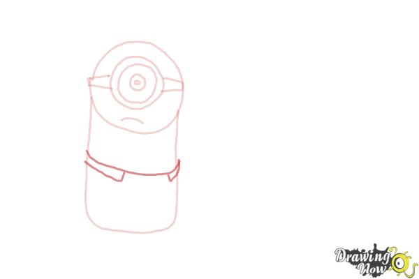 How to Draw Despicable Me Minions - Step 6 How to Draw Despicable Me Minions - Step 6