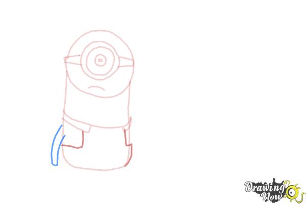 How to Draw Despicable Me Minions - Step 7 How to Draw Despicable Me Minions - Step 7