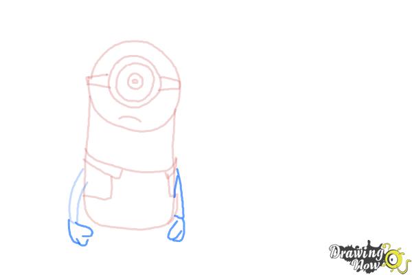 How to Draw Despicable Me Minions - Step 8 How to Draw Despicable Me Minions - Step 8