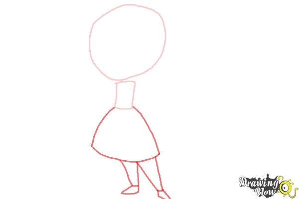 How to Draw Disgust from Inside Out - Step 2 How to Draw Disgust from Inside Out - Step 2