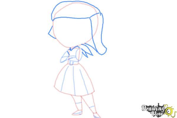 How to Draw Disgust from Inside Out - Step 5 How to Draw Disgust from Inside Out - Step 5