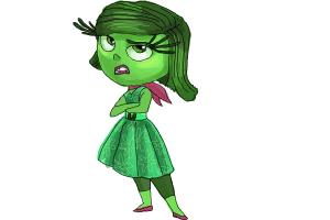 How to Draw Disgust from Inside Out