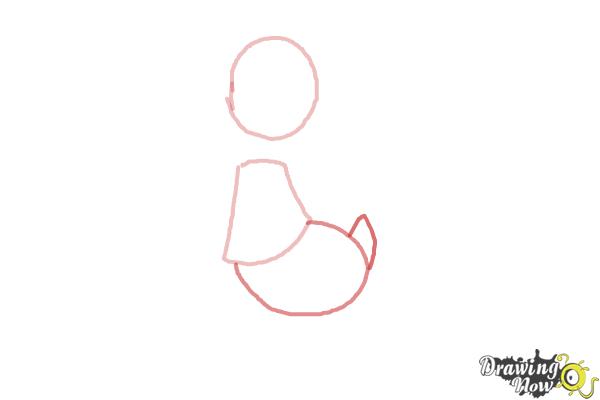 How to Draw Disney Characters - Donald Duck - Step 2 How to Draw Disney Characters - Donald Duck - Step 2