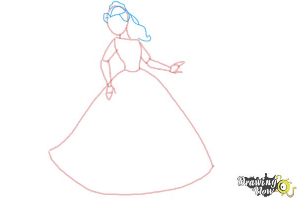 How to Draw Disney Princesses - Step 5 How to Draw Disney Princesses - Step 5