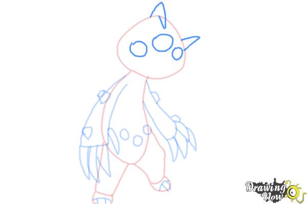 How to Draw Ditto from Ben 10 Omniverse - Step 6 How to Draw Ditto from Ben 10 Omniverse - Step 6