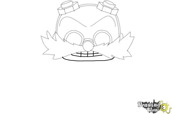 How to Draw Doctor Eggman from Sonic (Chibi) - Step 10 How to Draw Doctor Eggman from Sonic (Chibi) - Step 10