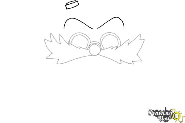 How to Draw Doctor Eggman from Sonic (Chibi) - Step 5 How to Draw Doctor Eggman from Sonic (Chibi) - Step 5