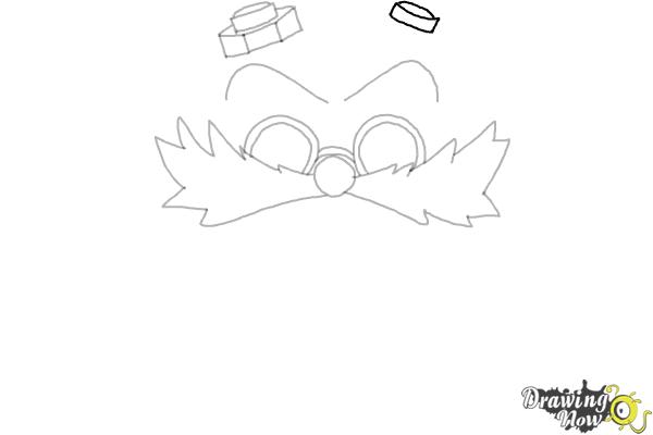 How to Draw Doctor Eggman from Sonic (Chibi) - Step 7 How to Draw Doctor Eggman from Sonic (Chibi) - Step 7