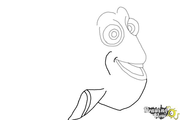 How to Draw Dory from Finding Dory - Step 4 How to Draw Dory from Finding Dory - Step 4