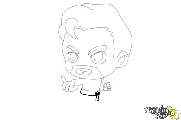 How to Draw Dr. Strange (Chibi) - Step 10 How to Draw Dr. Strange (Chibi) - Step 10