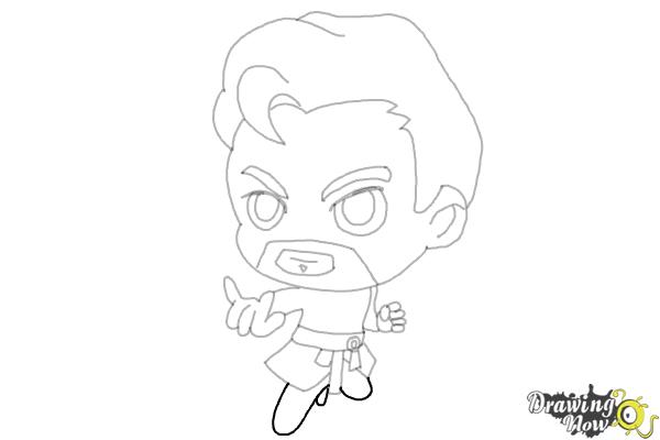 How to Draw Dr. Strange (Chibi) - Step 12 How to Draw Dr. Strange (Chibi) - Step 12