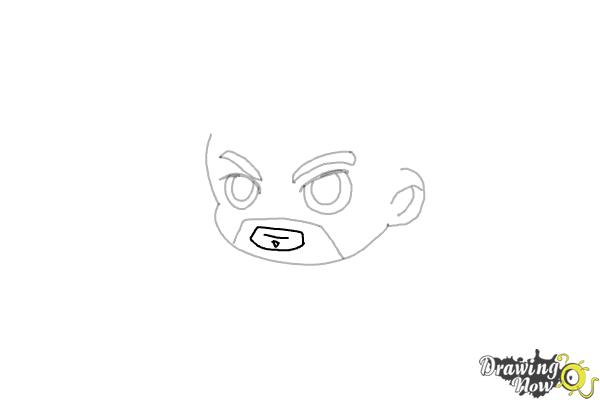 How to Draw Dr. Strange (Chibi) - Step 4 How to Draw Dr. Strange (Chibi) - Step 4