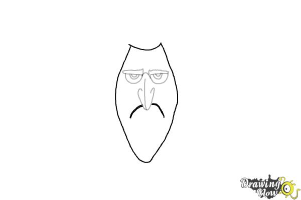 How to Draw Drac from Hotel Transylvania 3 - Step 4 How to Draw Drac from Hotel Transylvania 3 - Step 4