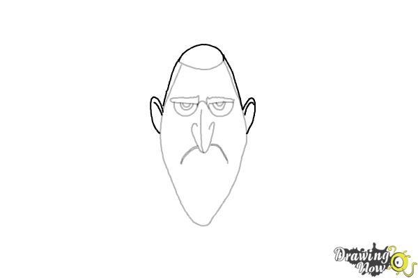 How to Draw Drac from Hotel Transylvania 3 - Step 5 How to Draw Drac from Hotel Transylvania 3 - Step 5