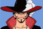 How to Draw Dracule Mihawk, Hawk-Eye from One Piece