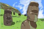 How to Draw Easter Island