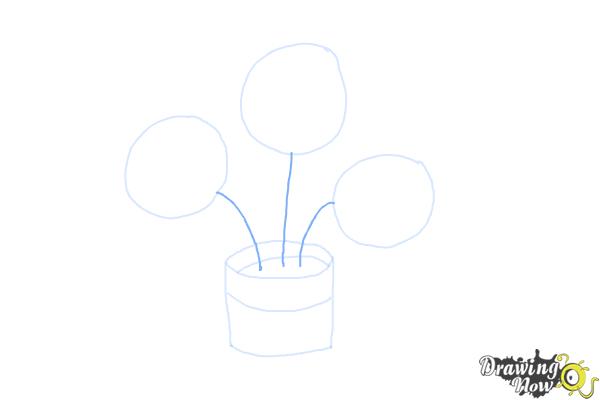 How to Draw Easy Flowers - Step 4 How to Draw Easy Flowers - Step 4