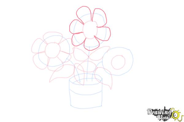 How to Draw Easy Flowers - Step 8 How to Draw Easy Flowers - Step 8