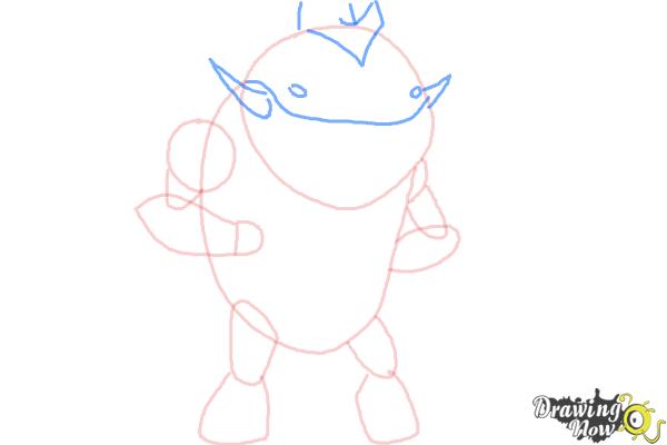 How to Draw Eatle from Ben 10 Omniverse - Step 4 How to Draw Eatle from Ben 10 Omniverse - Step 4