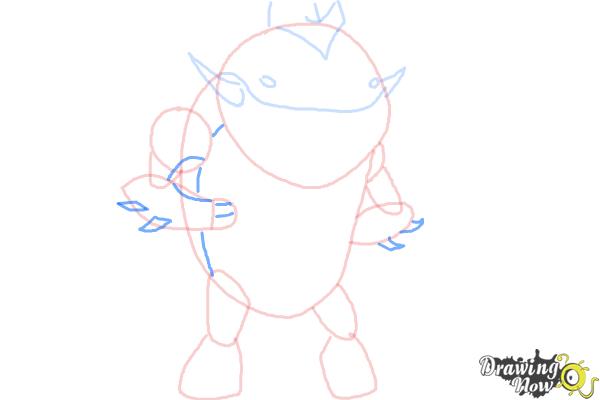 How to Draw Eatle from Ben 10 Omniverse - Step 5 How to Draw Eatle from Ben 10 Omniverse - Step 5
